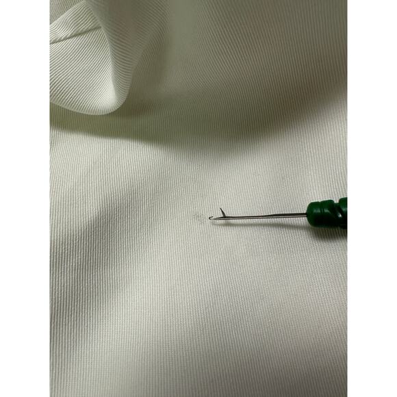 Bryn Walker 3/4 Sleeve Tencel Top Womens Size Medium White Scoop Neck - Picture 7 of 8